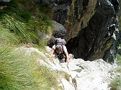 Da Carona al Pizzo del Becco (2507 m.) per via ferrata, con discesa dal Passo di Sardegnana e Laghi Gemelli - FOTOGALLERY